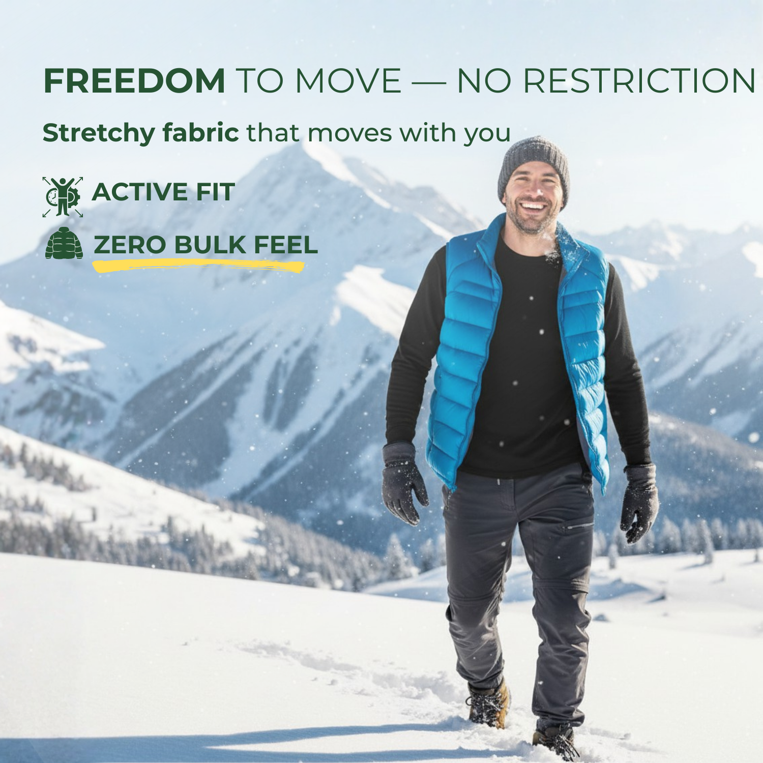 VulcanWear™ Beheiztes Herren-Basisschicht-Shirt