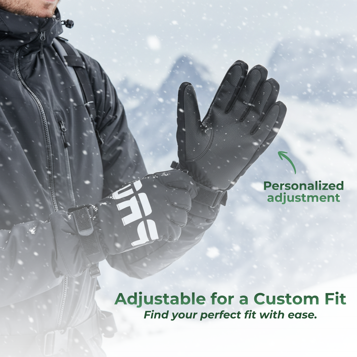 WinterGuard™ Unisex Waterproof Fleece-Lined Winter Gloves