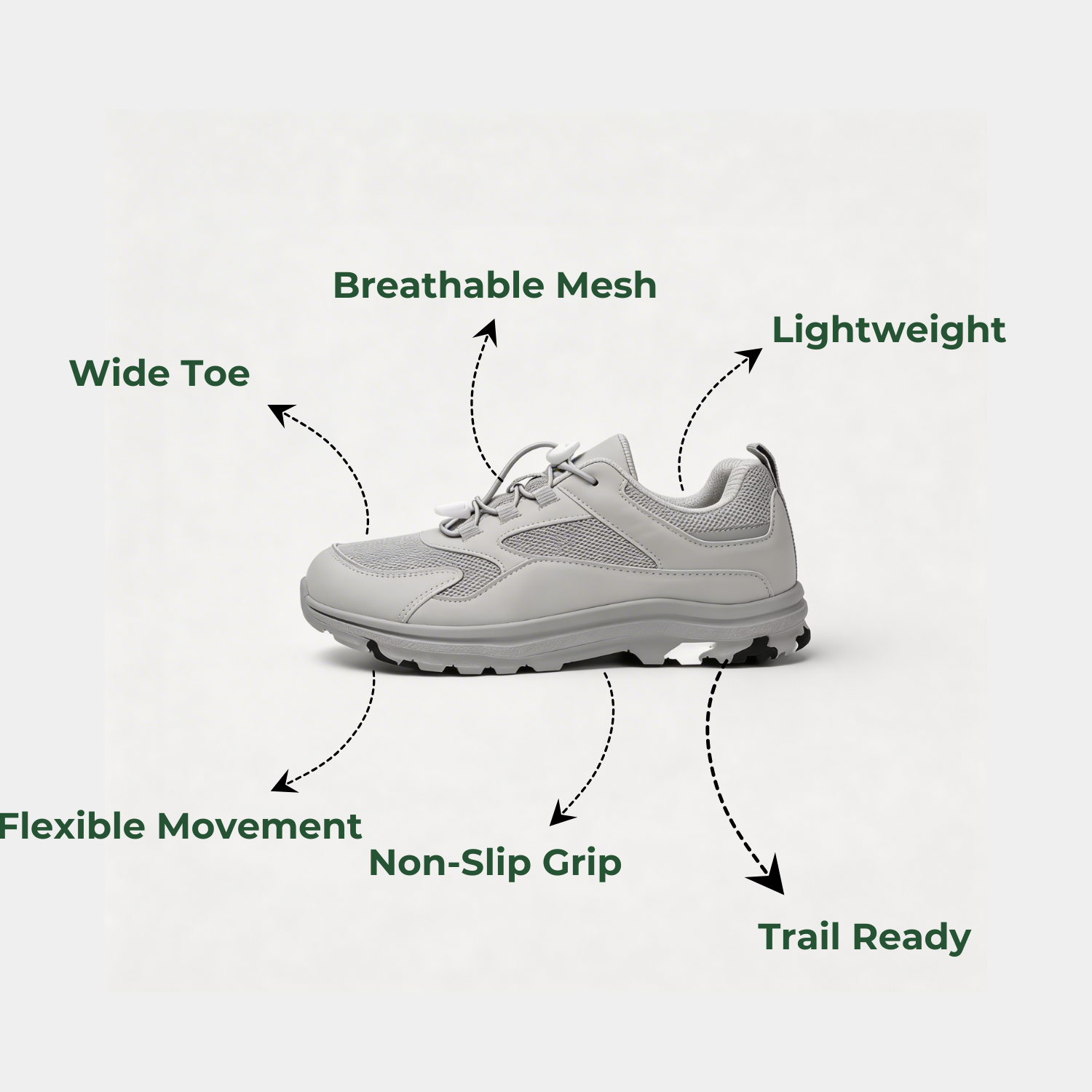SummitFlow™ Men’s Wide Toe Orthopedic Shoes