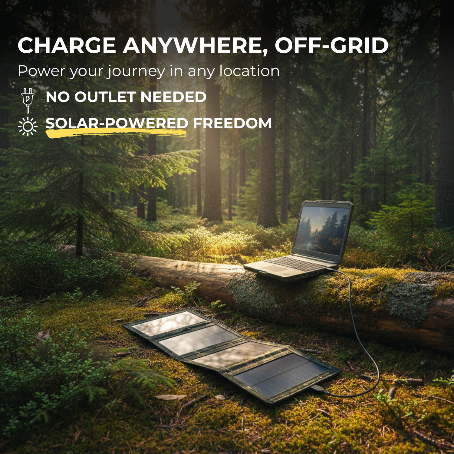 SolarTrail™ Portable USB Outdoor Power Panel