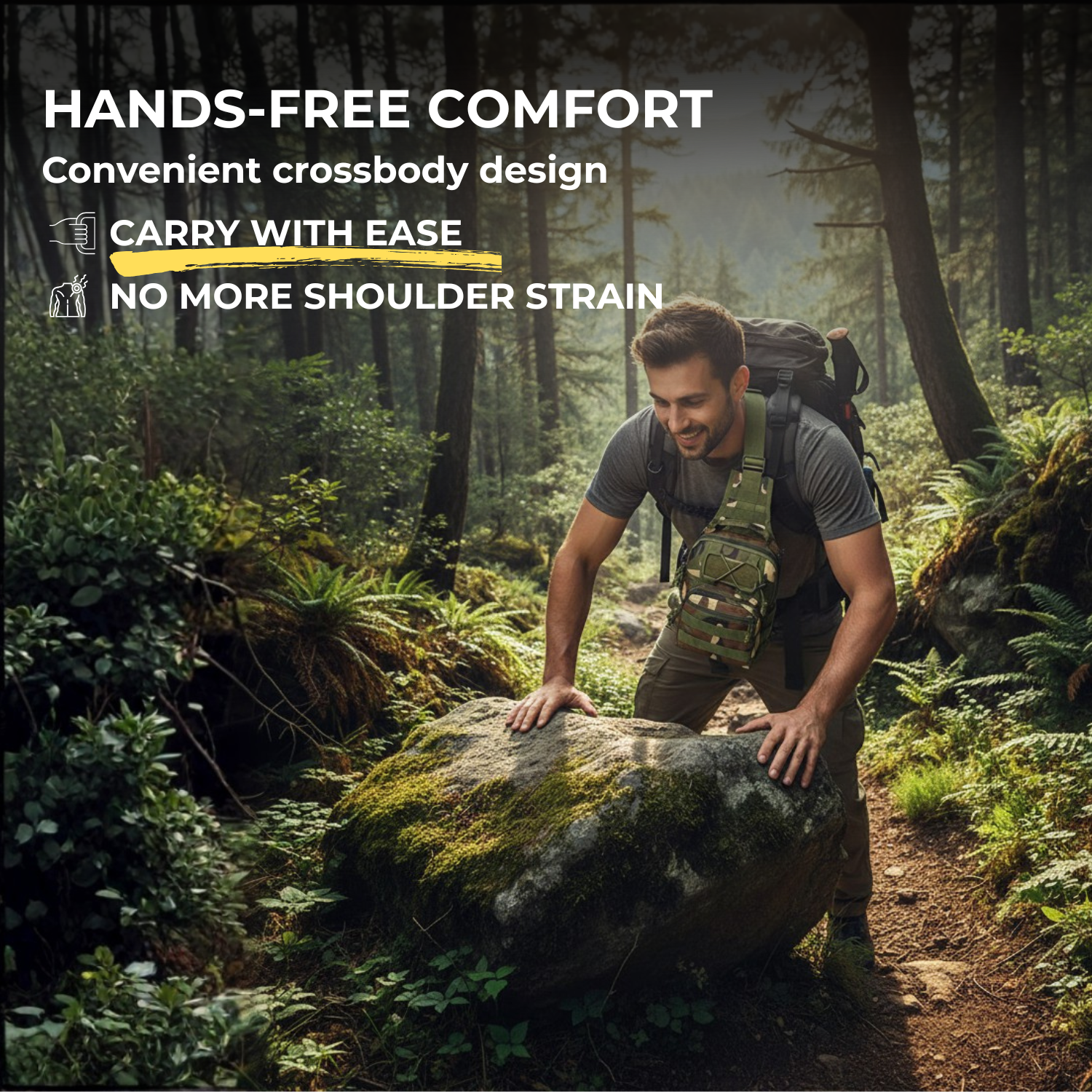 TrailQuest™ Hiking Crossbody Bag