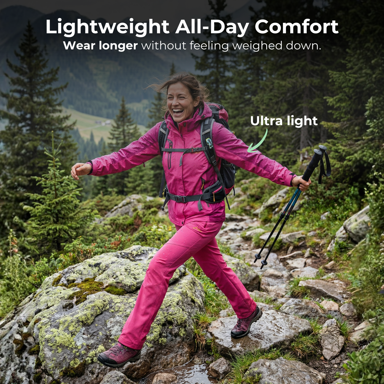 TrekArmor™ All-Season Hiking Set for Women