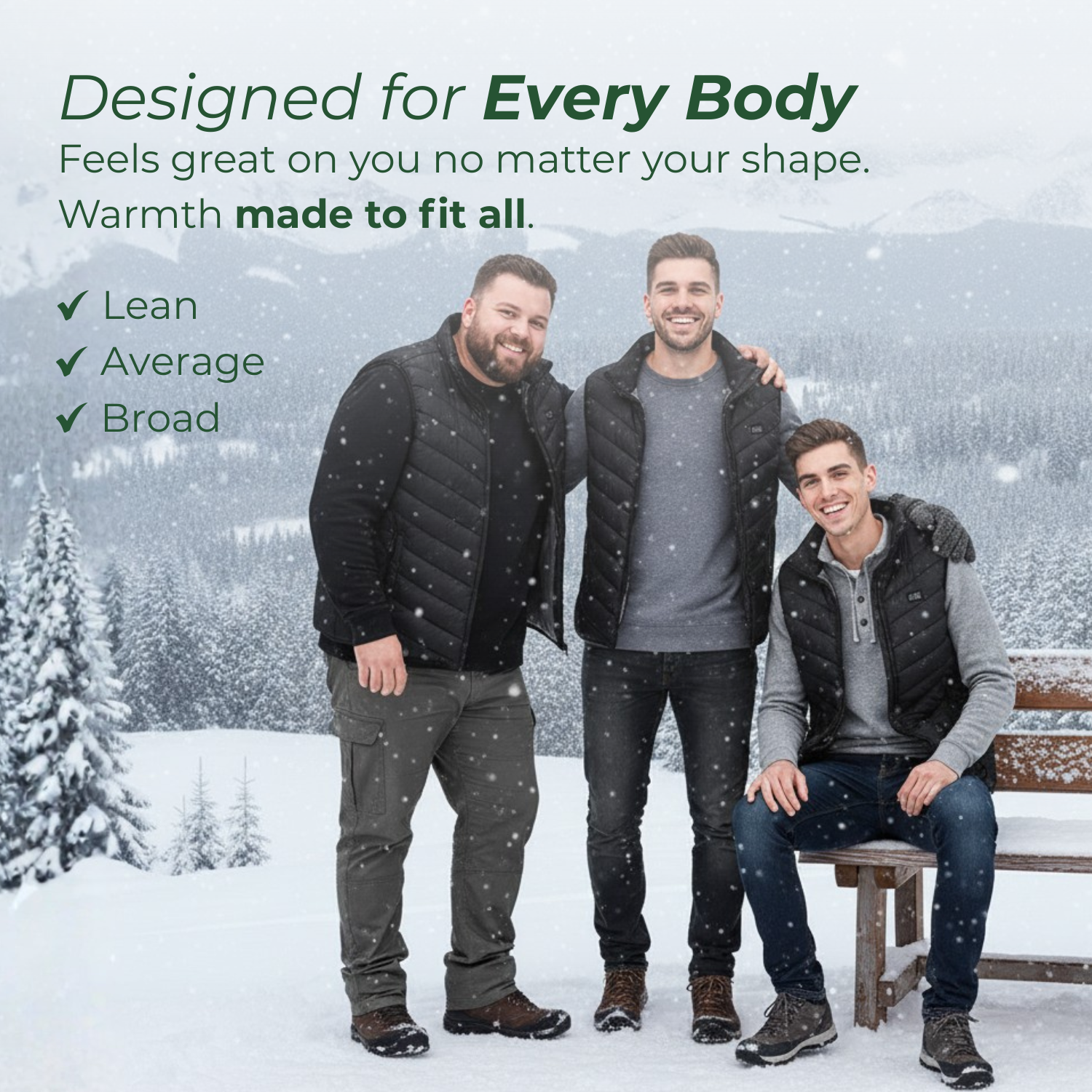 HeatForm™ Beheizte Winterjacke für Männer