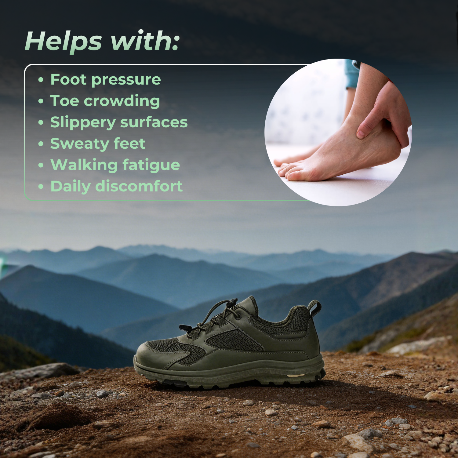 SummitFlow™ Men’s Wide Toe Orthopedic Shoes