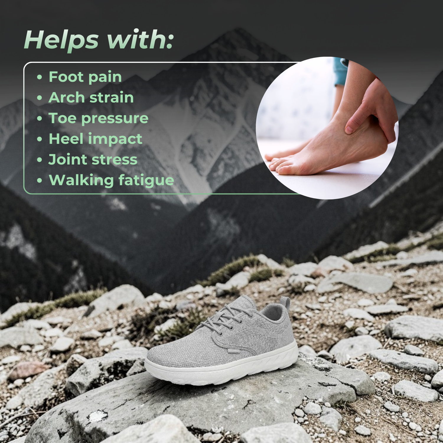 SummitEase™ Men’s Wide-Toe Orthopedic Walking Shoes