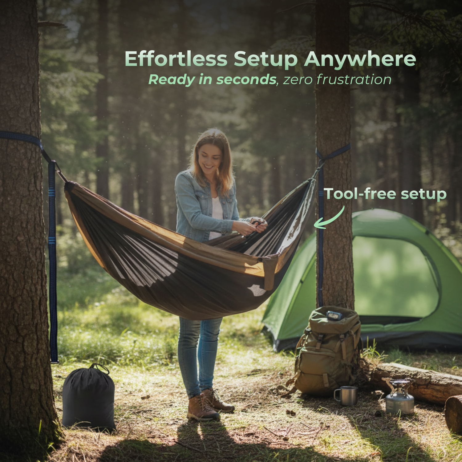 SkyNest™ Double Travel Hammock