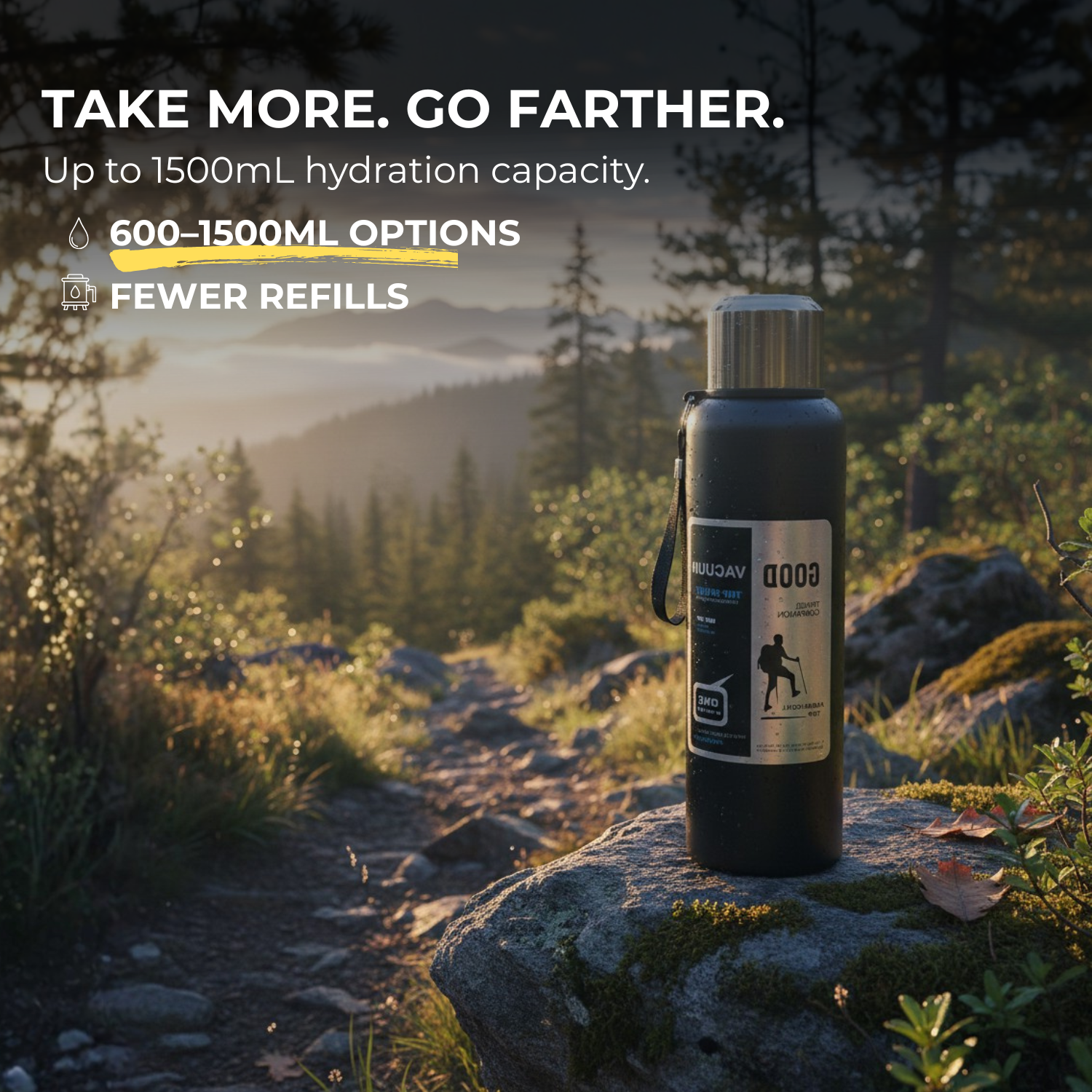 StainlessPro™ Large-Capacity Insulated Outdoor Bottle