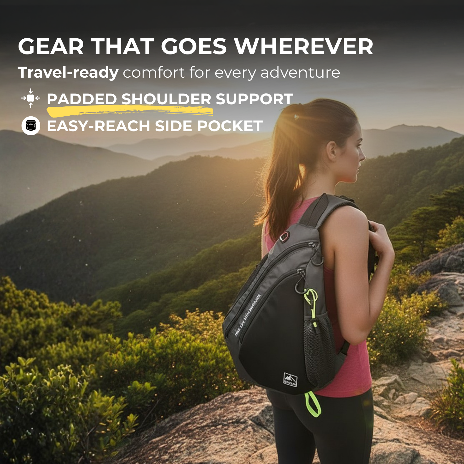 PeakMaster™ Unisex Hiking Crossbody Bag