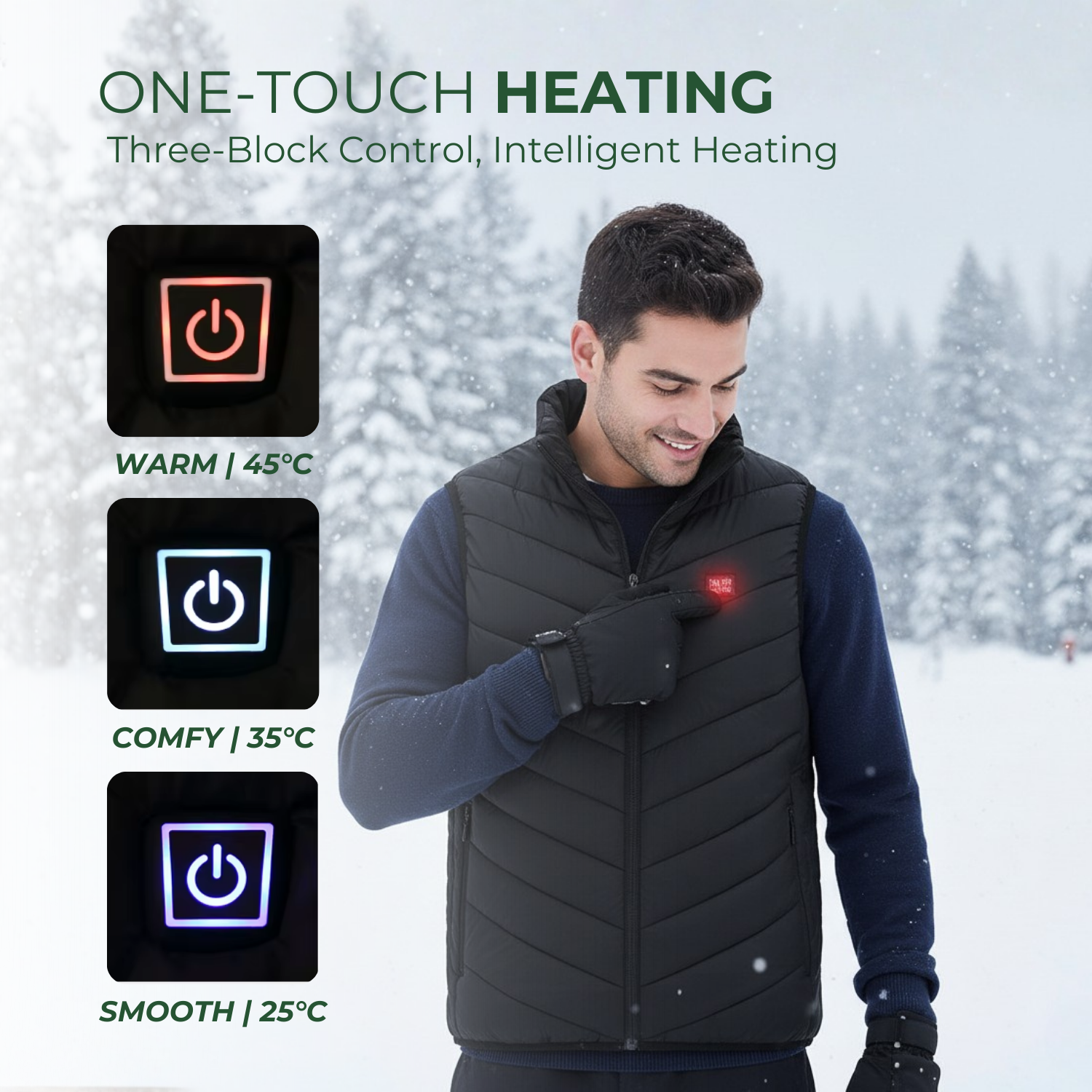 HeatForm™ Beheizte Winterjacke für Männer