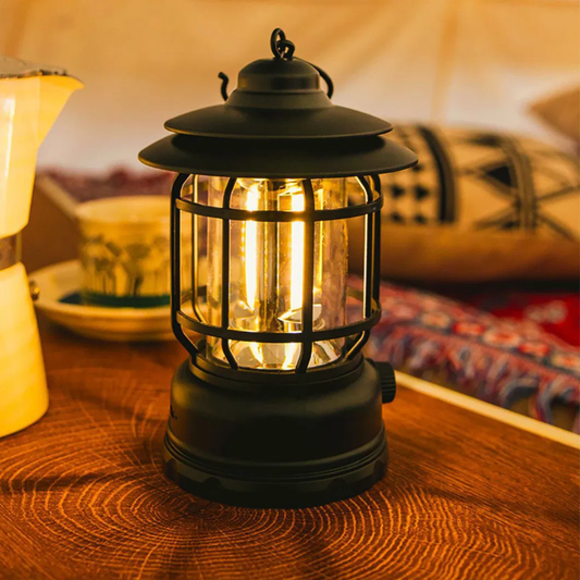 Vintage-Style Rechargeable LED Lantern