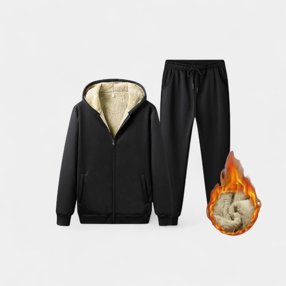 CoreVenture™ heren fleece gevoerde hoodie met rits