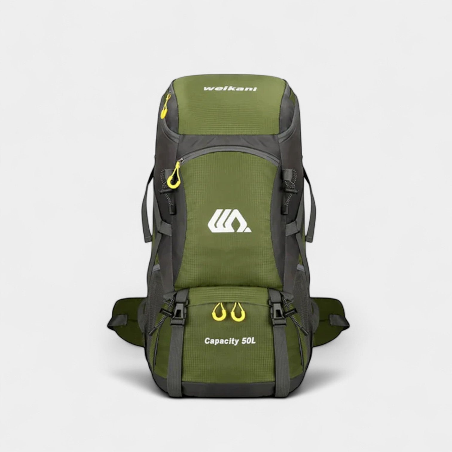 TrailPro 50L Hiking Backpack – Breathable Comfort, Smart Storage & Trail-Ready Safety