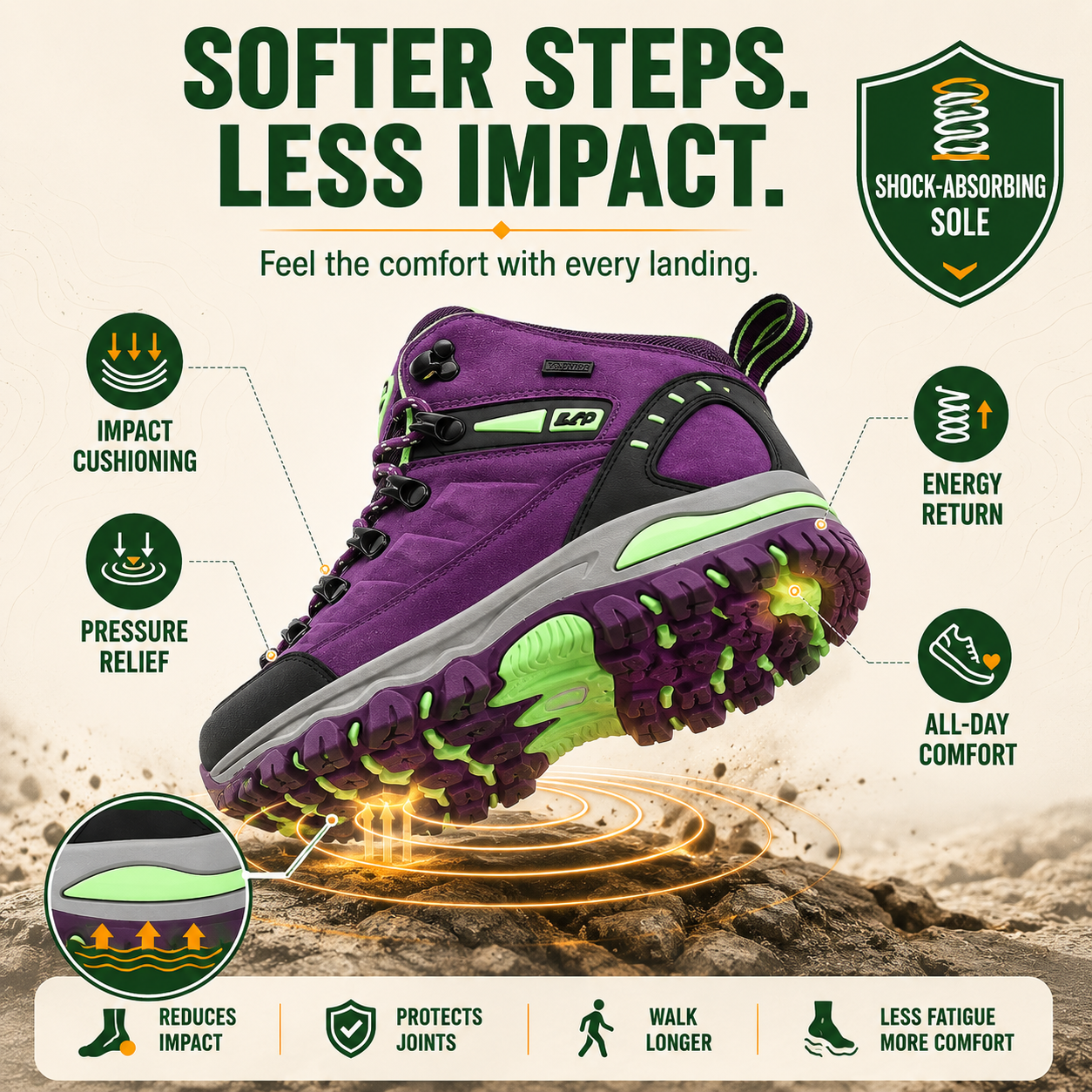 TrailShield™ Women’s Waterproof Hiking Boots
