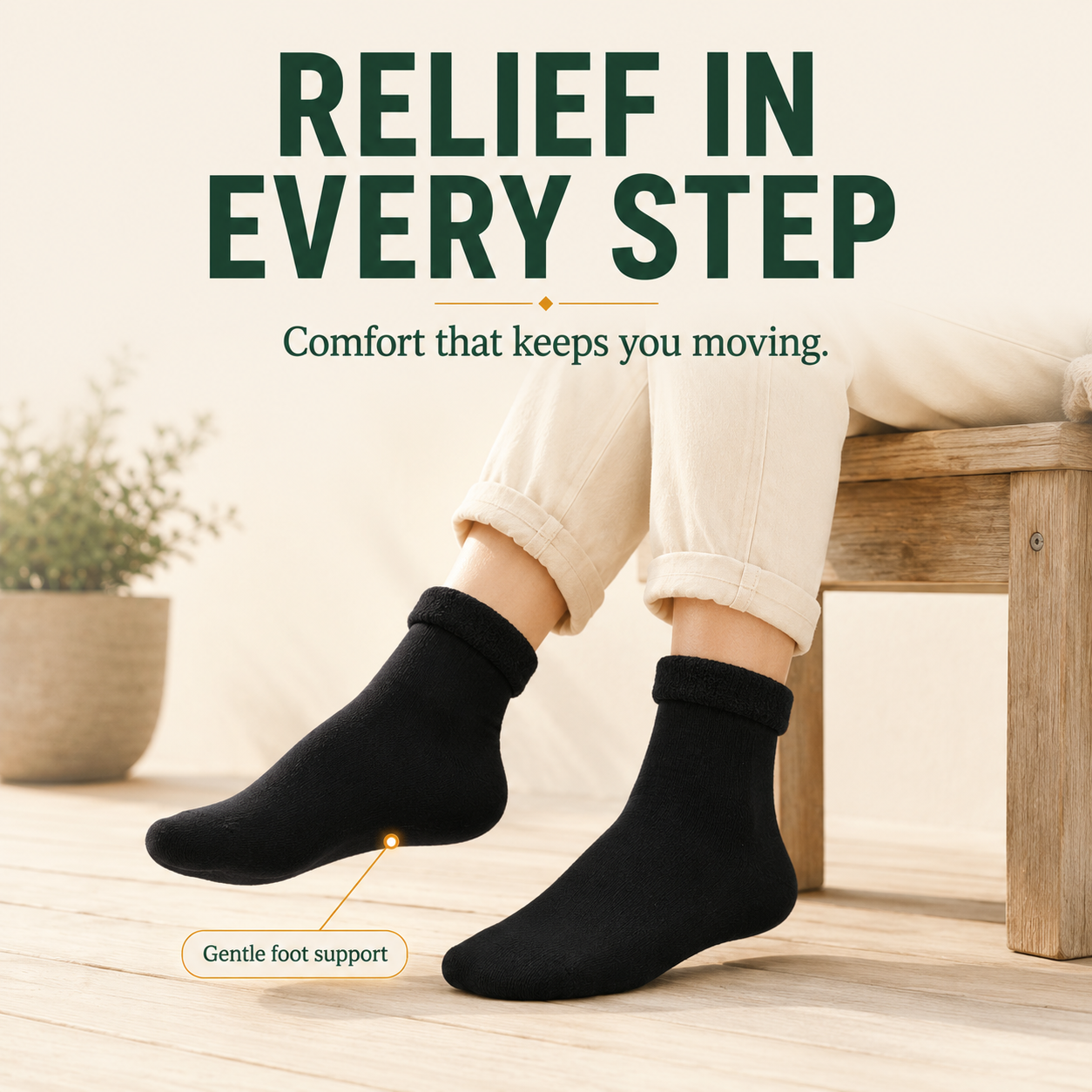 ArcticStep™ Fleece-gefütterte Socken für kaltes Wetter