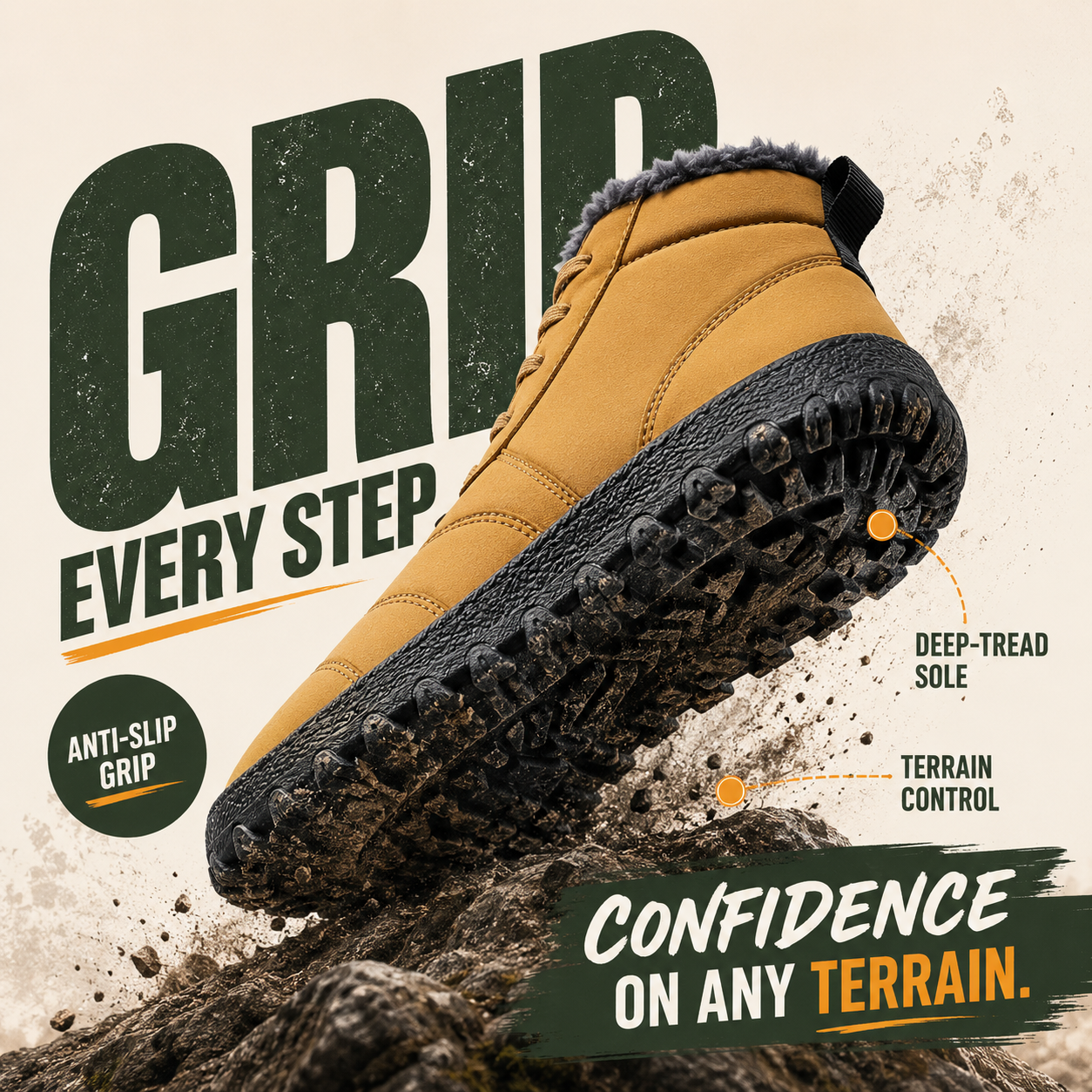 StrideCore™ Men’s Orthopedic Winter Boots