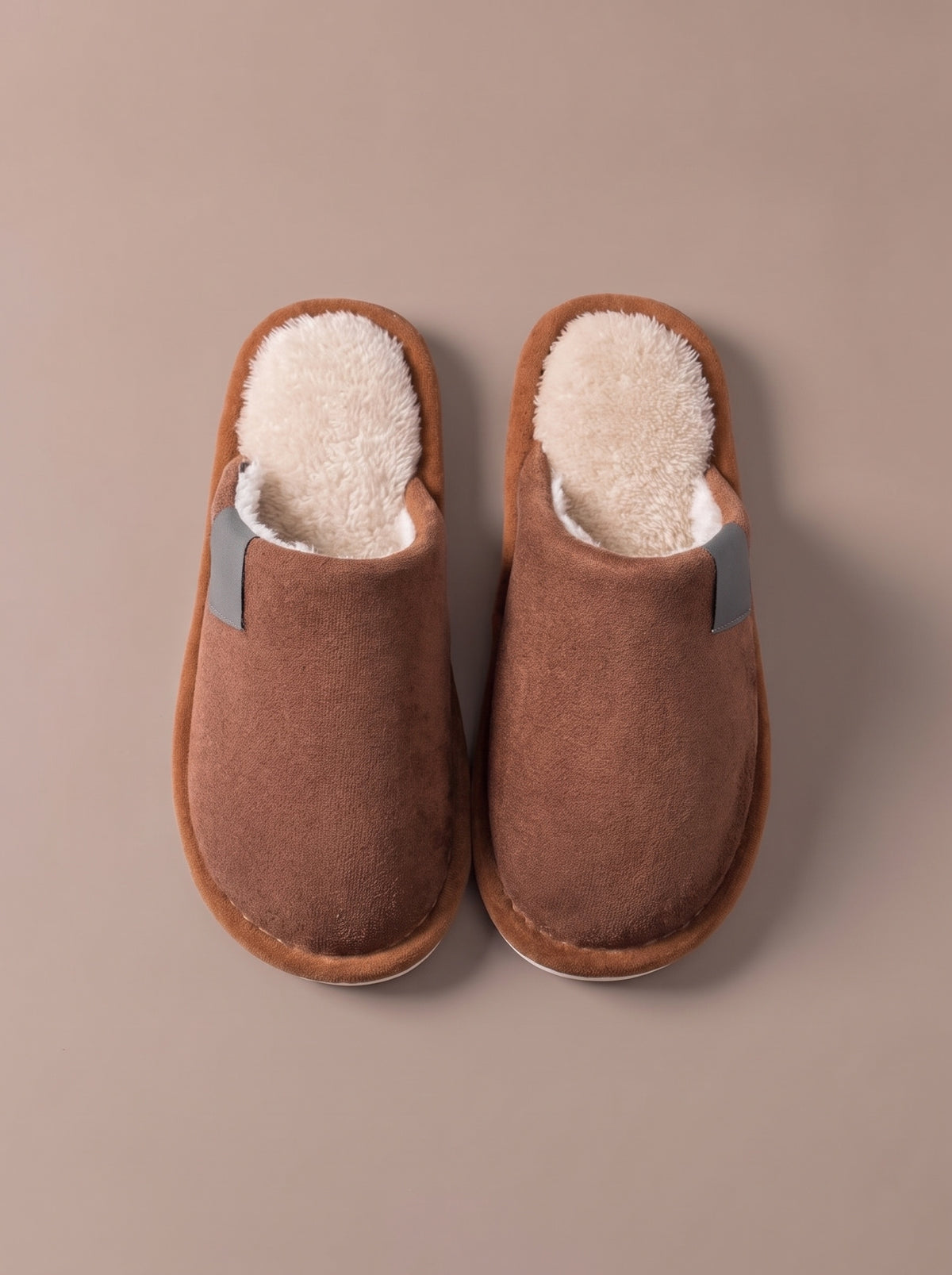 Women's After Hike Slipper in brown, seen from above