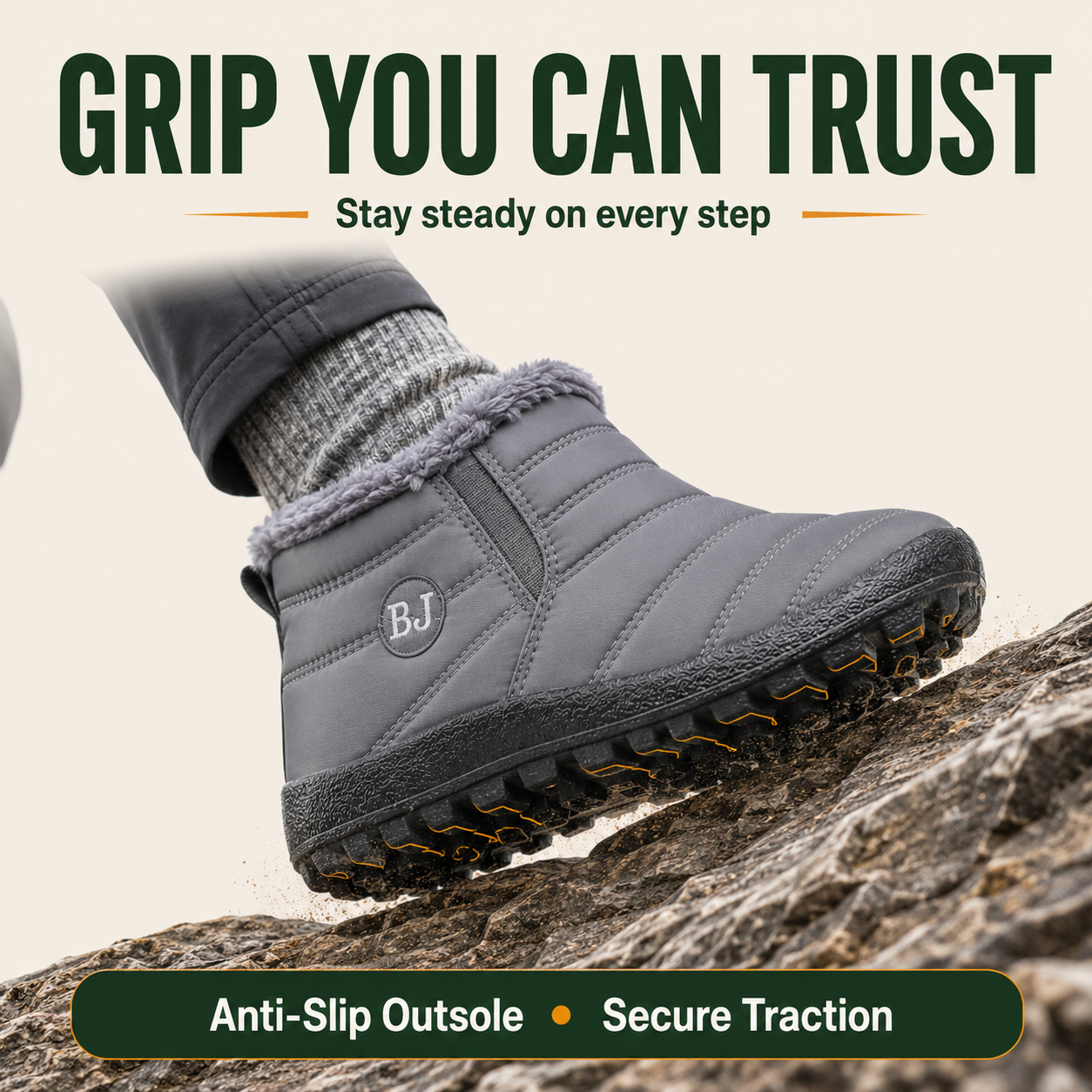 GlideSure™ Women’s Waterproof Fleece-Lined Shoes