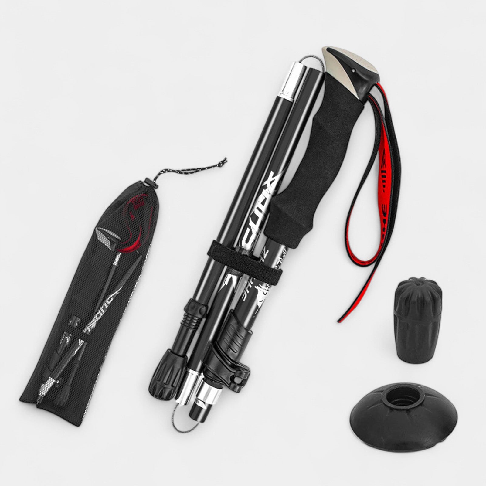 HikePole Pro - Foldable Lightweight Hiking Pole with Built-in Survival Features