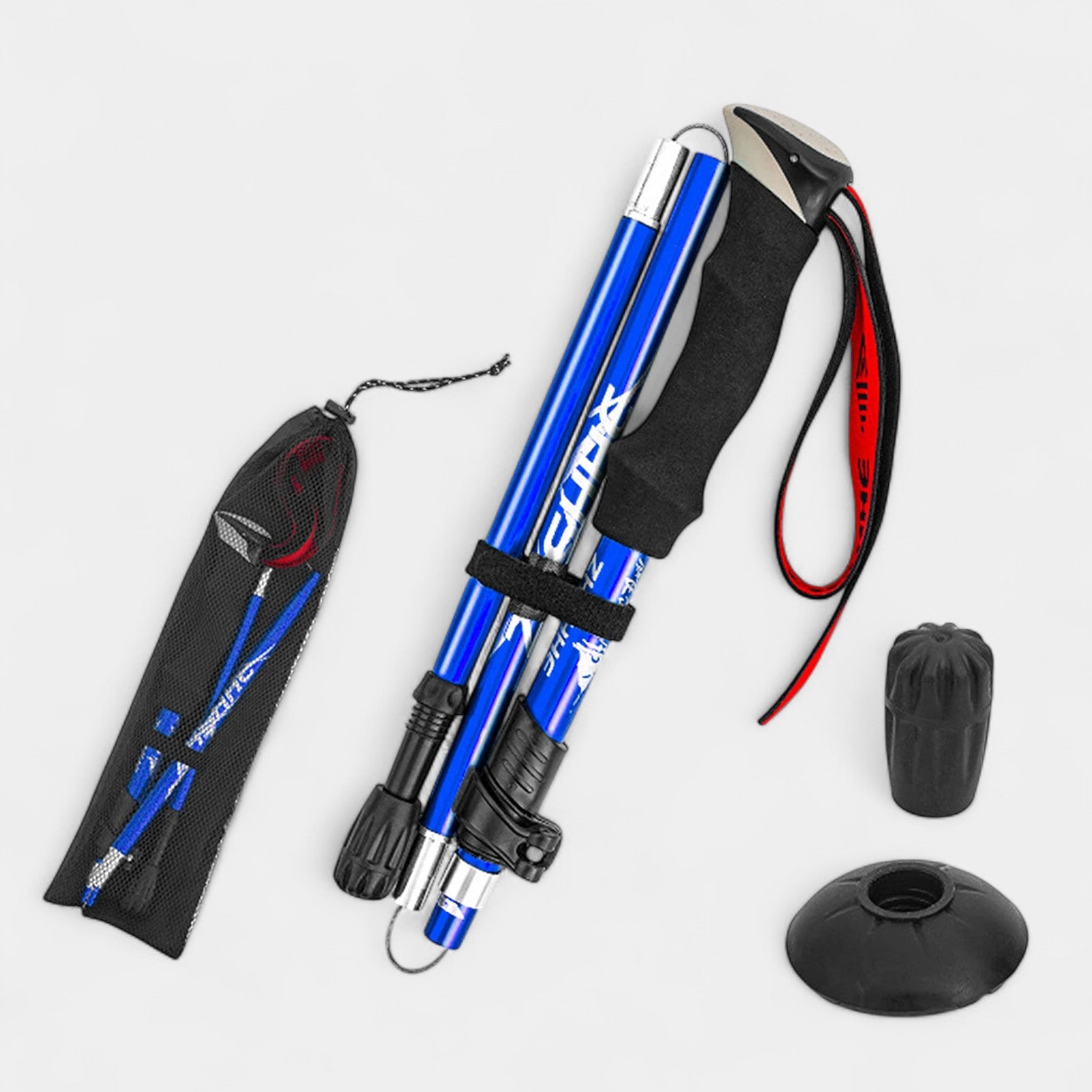 HikePole Pro - Foldable Lightweight Hiking Pole with Built-in Survival Features