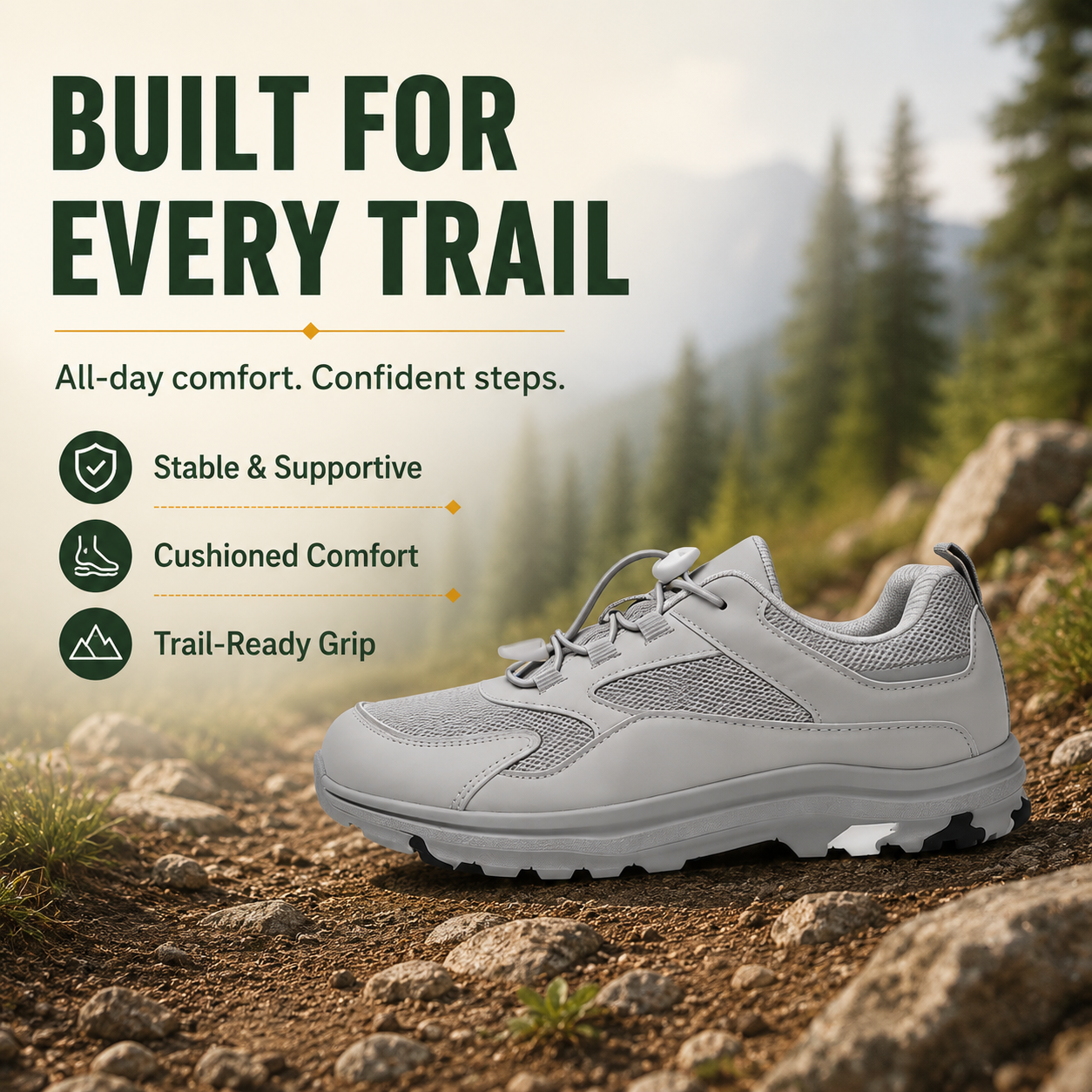 SummitFlow™ Men’s Wide Toe Orthopedic Shoes