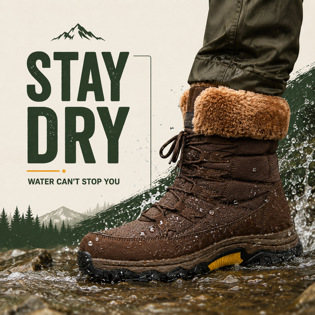 FrostAlign™ Women’s Waterproof Fleece-Lined Orthopedic Boots