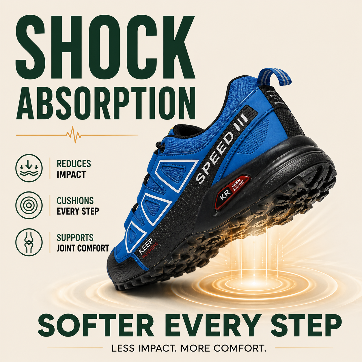 OrthoStride Original — Orthopedic Hiking Shoes for Pain-Free Steps & Natural Support (Unisex)