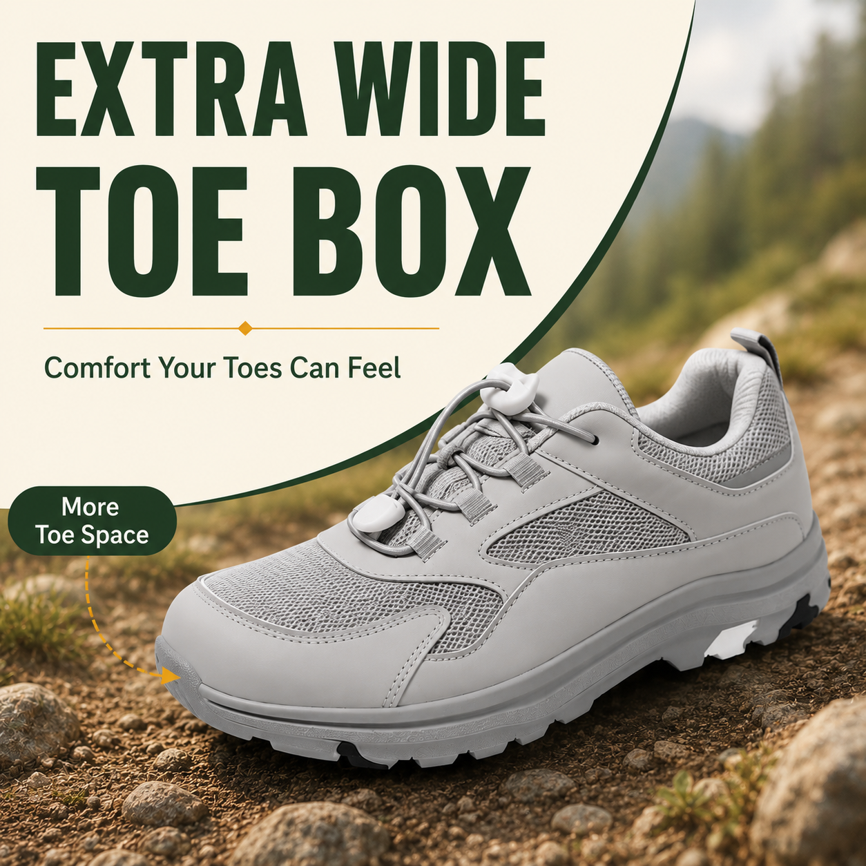 SummitFlow™ Men’s Wide Toe Orthopedic Shoes