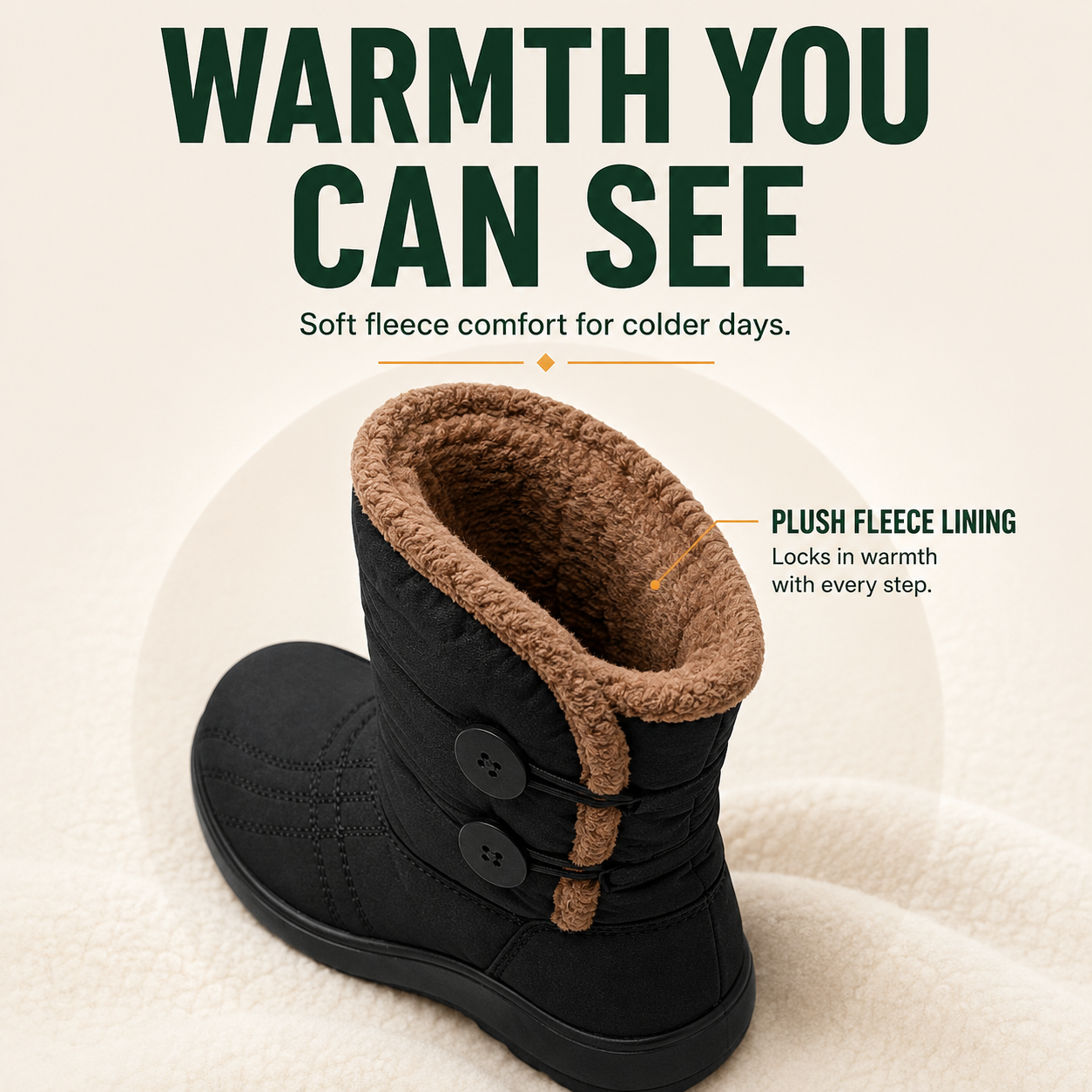ThermaTrek™ Women’s Waterproof Fleece-Lined Winter Boots
