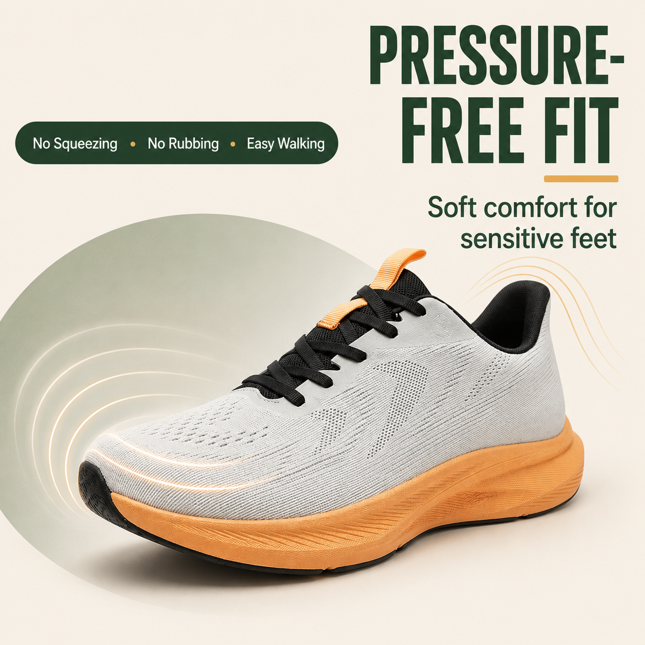 ErgoFit™ Orthopädische Weitzehen-Komfortschuhe für Männer