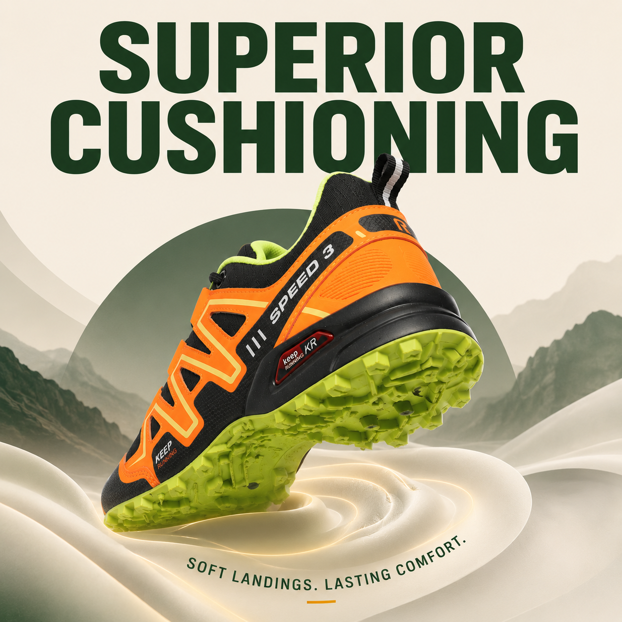 OrthoStride Obsidian — Orthopedic Hiking Shoes for Pain-Free Steps & Natural Support (Unisex)