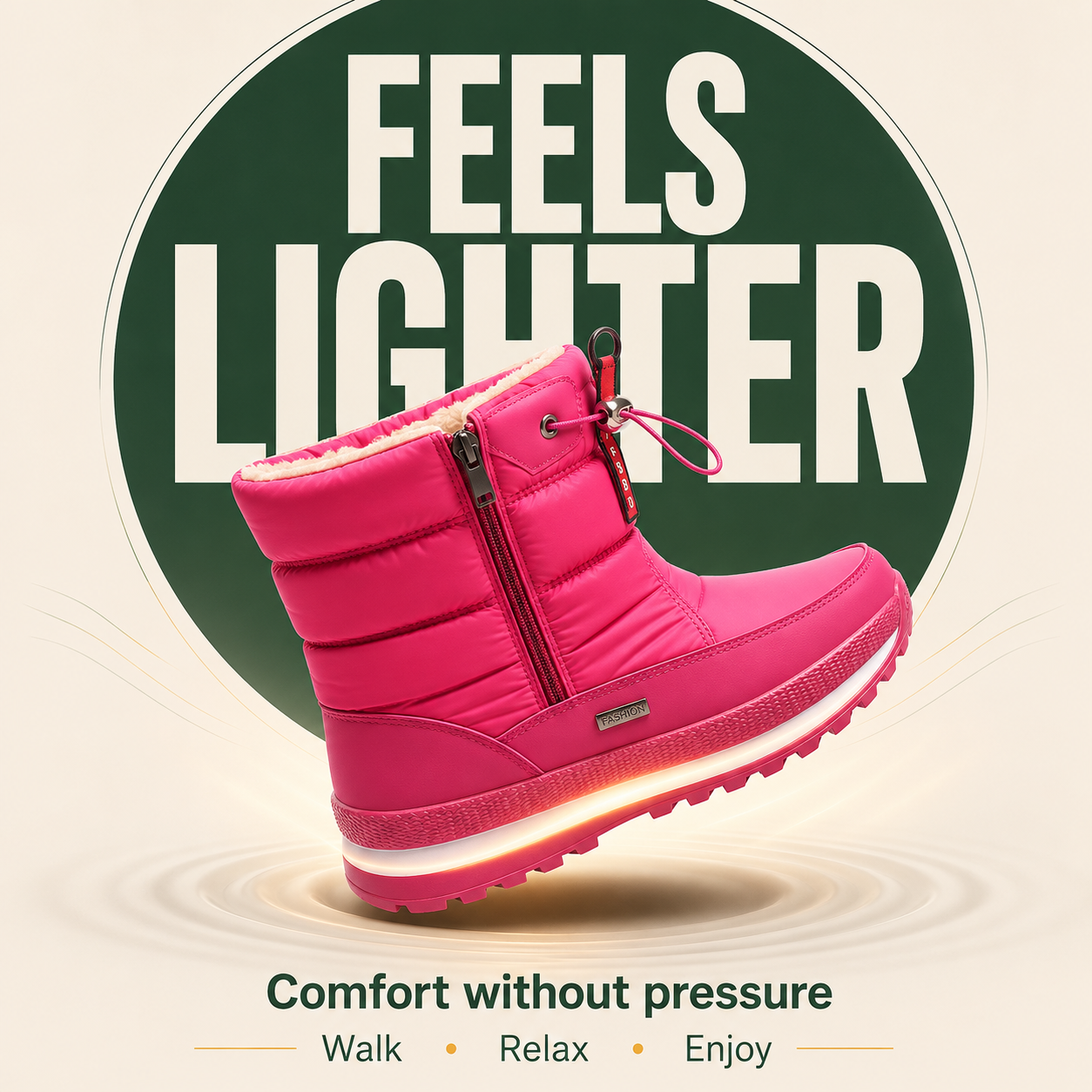 SnowTrek™ Women’s Fleece-Lined Winter Boots