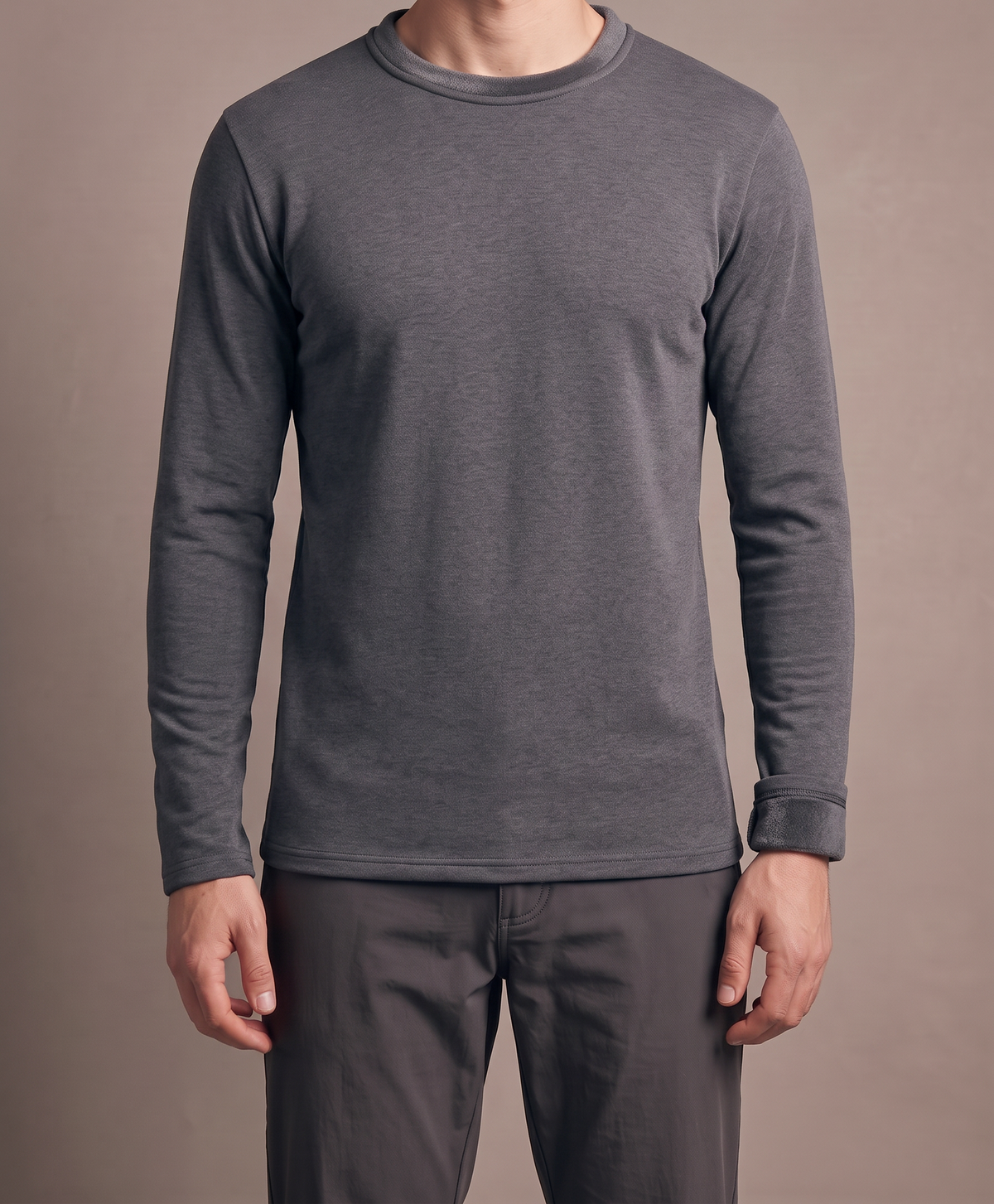 the-brushed-winter-crew Dark Grey – Hike Adventure