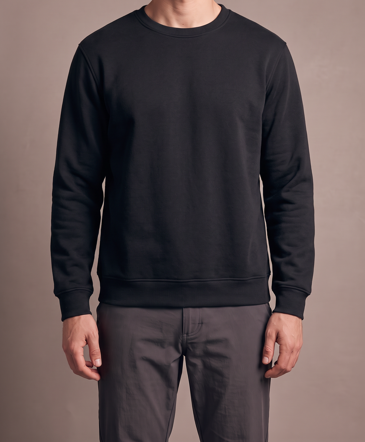 the-plush-thermal-crew Black – Hike Adventure