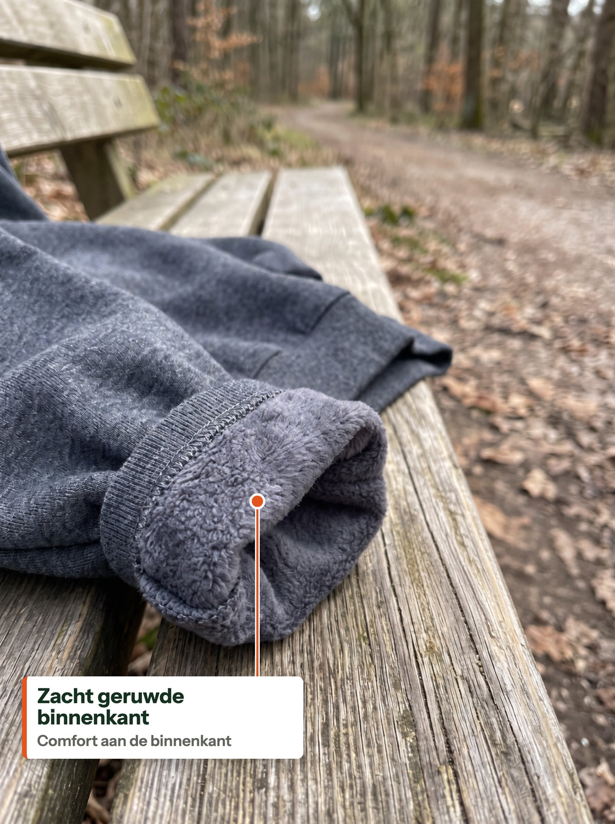 Zacht geruwde binnenkant — Comfort aan de binnenkant