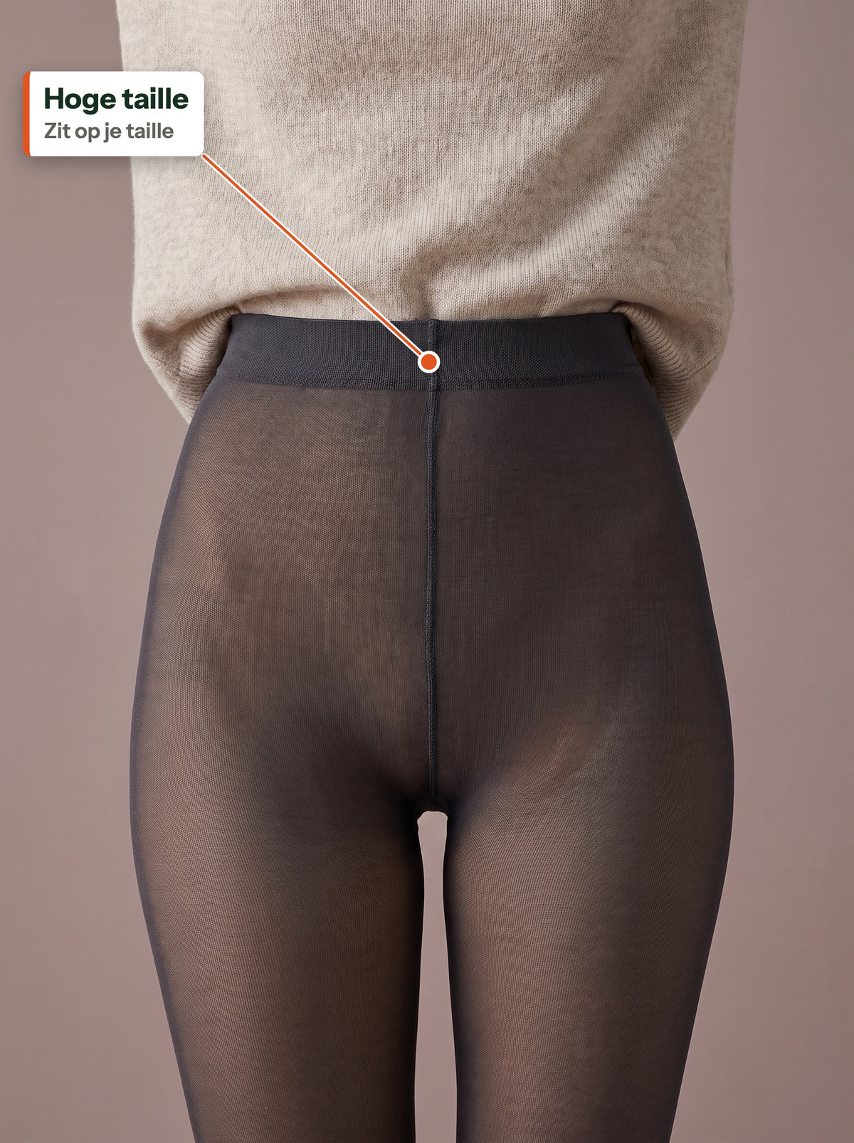 Hoge taille van de pantylook (NL label)