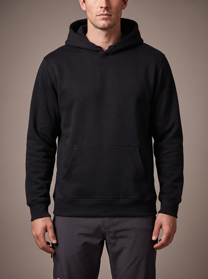 De fleecehoodie