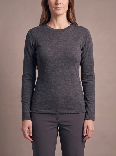 The Merino Blend Crew Women