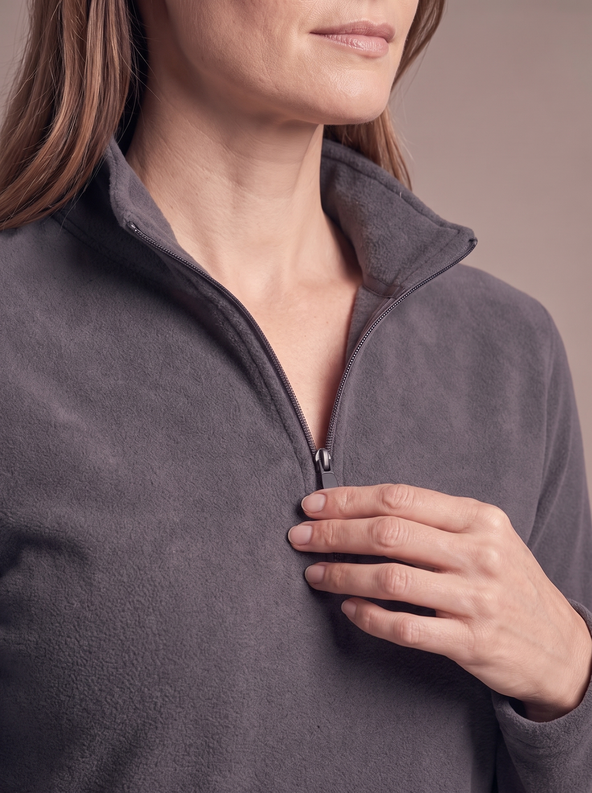 The Zip-Neck Women