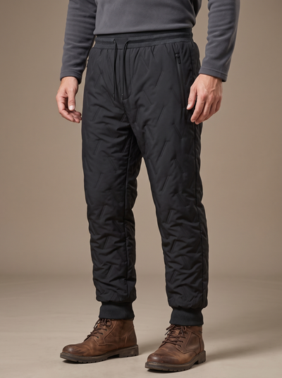 Gewatteerde broek met sherpavoering