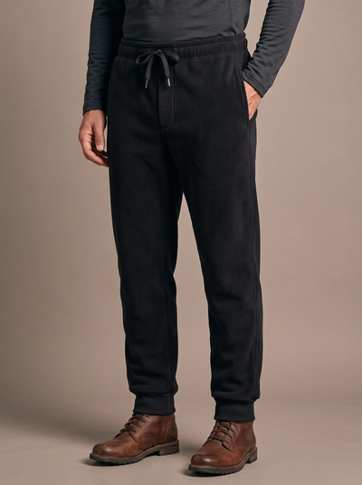 Joggingbroek van dubbelzijdige fleece · Heren