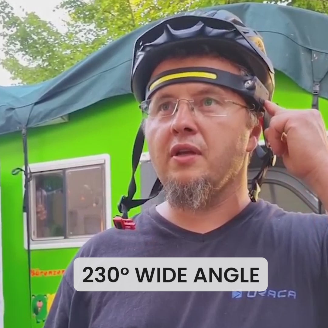 TrailBeam Pro – Waterproof Motion Sensor Headlamp