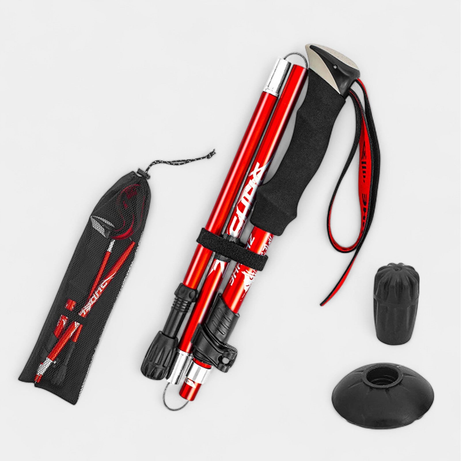 HikePole Pro - Foldable Lightweight Hiking Pole with Built-in Survival Features